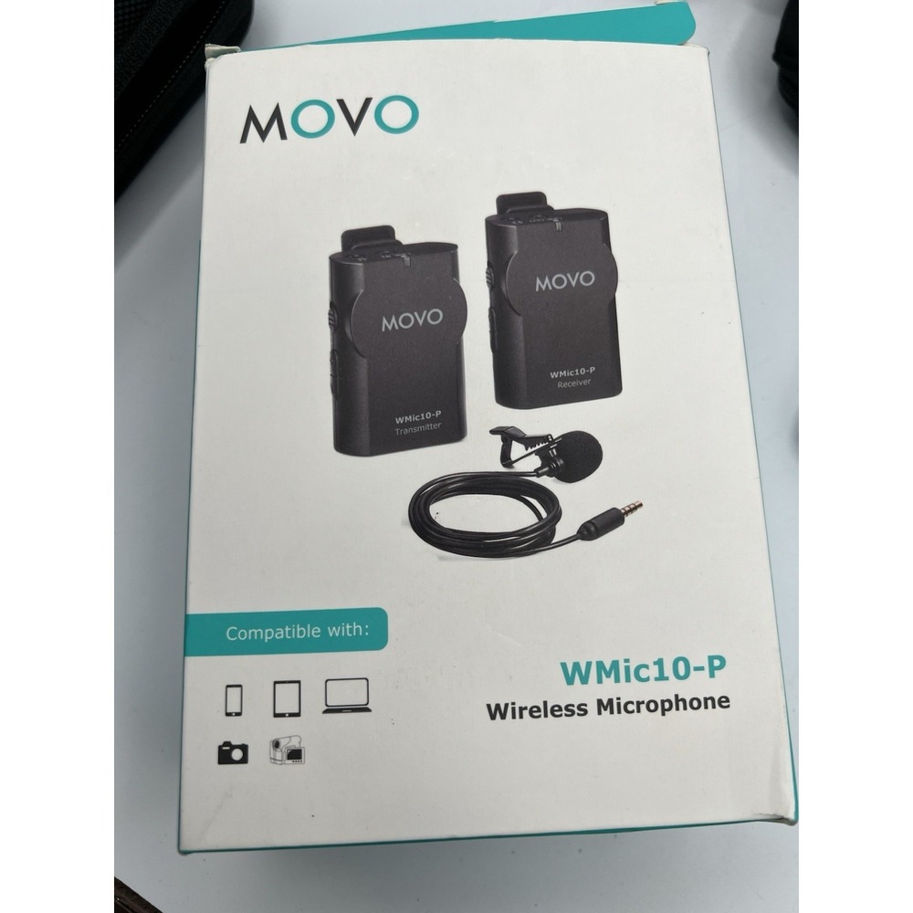 Movo‎ WMic10-P Wireless Microphone Kit